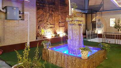 حیاط هتل صفوی اصفهان